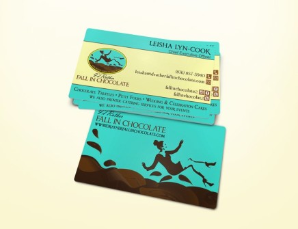 Business Card Design | I'd Rather Fall In Chocolate | The Emergency Room Designs, Jamaica