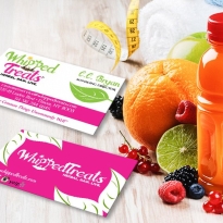 Business Card Design | Whipped Treats | The Emergency Room Designs and Technology, Jamaica