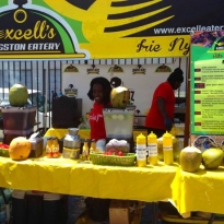 Signage | Excell's Kingston Eatery Trade Booth Branding | The Emergency Room Designs, Jamaica