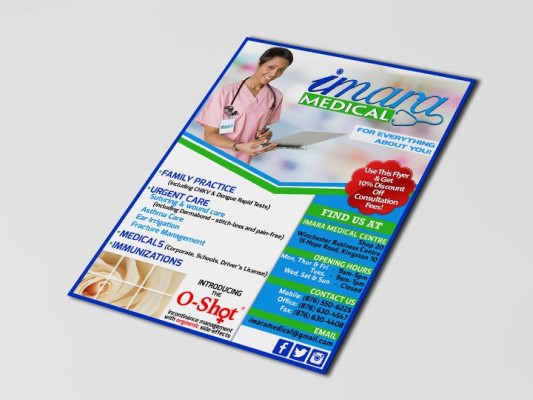 Business Flyer Design | Imara Medical