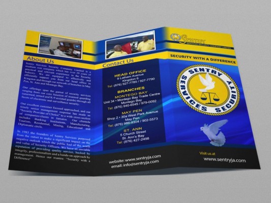Brochure Design | Sentry Services Security