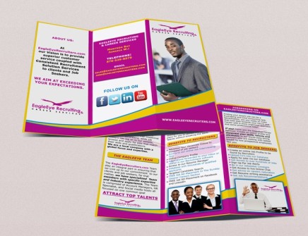 Brochure Design | EagleEyeRecruiters | The Emergency Room Designs and Technology, Jamaica