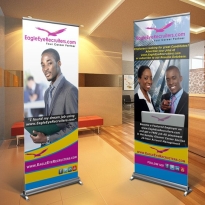 Signage | EagleEyeRecruiters Banner | The Emergency Room Designs and Technology, Jamaica