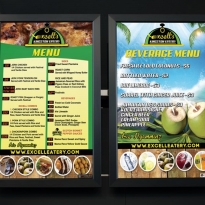 Signage | Excell's Kingston Eatery Menu Boards | The Emergency Room Designs, Jamaica