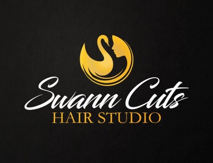 Logo Design | Swann Cuts Hair Studio | ERDesigns | Emergency Room Designs & Technology | Jamaican Graphic Design | Branding