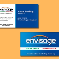 Business Card Design | Envisage Future Energy | ER Designs | Jamaica Graphic Design