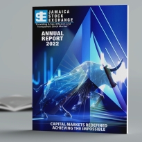 Annual Report Cover Design: Jamaica Stock Exchange | ER Designs | Jamaican Graphic Design | Branding