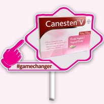 Signage | Social Media Props | Lasco Pharmaceuticals | Bayer | Canesten V | ER Designs | Jamaican Graphic Design | Web Design