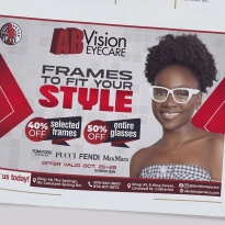 Newspaper Design | AB Vision Eyecare | Observer Take Style Out | Print Ad Design | ER Designs | Jamaican Graphic Design