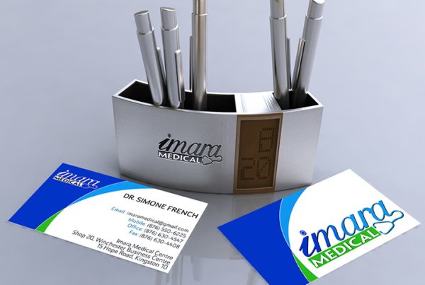 Business Card Design | Imara Medical |ERDesigns | Jamaican Graphic Design