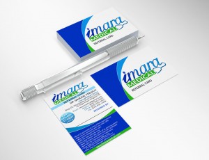 Custom Stationery Design | Imara Medical Referral Card | The Emergency Room Designs, Jamaica