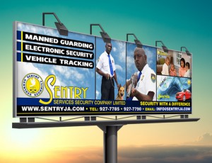 Signage | Billboard Design | Sentry Services Security | The Emergency Room Designs, Jamaica