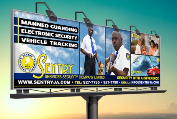 Signage | Billboard Design | Sentry Services Security | The Emergency Room Designs, Jamaica