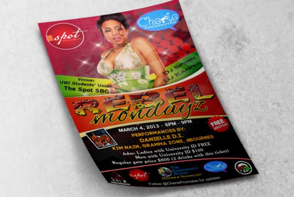 Event Flyer Design | Rebel Mondays | ERdesigns | Jamaican Graphic Design