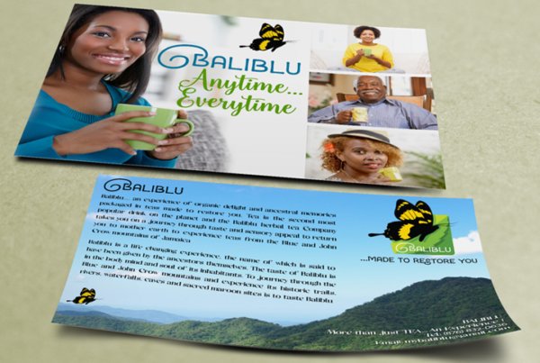 Flyer Design | Baliblu Teas | ERDesigns | Jamaican Graphic Design