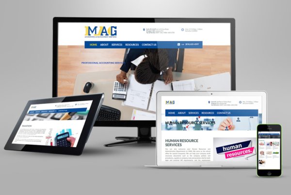 Website Design | MAG Accounting & Management Services | Jamaican Web Design
