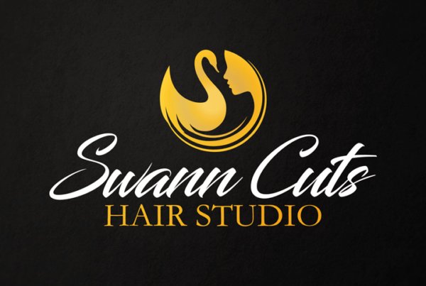 Logo Design | Swann Cuts Hair Studio | ERDesigns | Emergency Room Designs & Technology | Jamaican Graphic Design | Branding