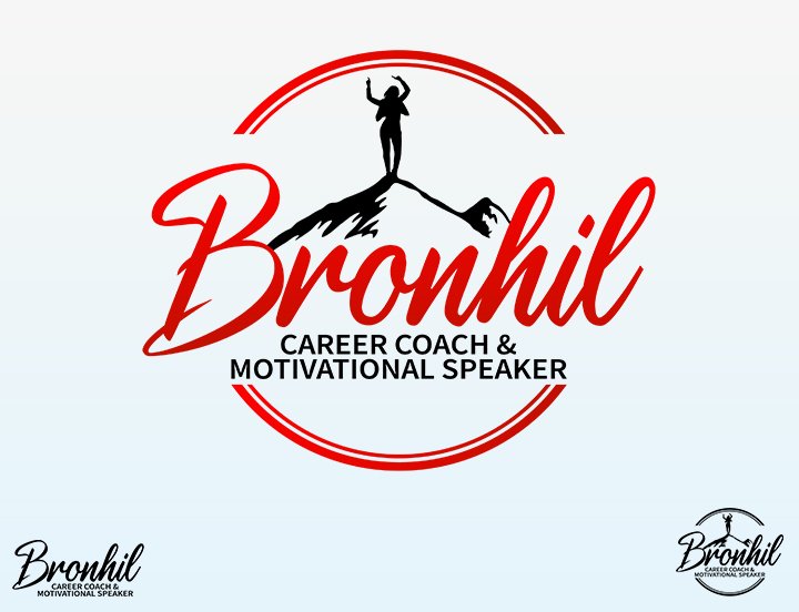 ER Designs | Bronhil - Career Coach and Motivational Speaker Logo Design | Logo Design | Graphic Design